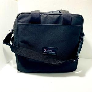 texas instrument bag 12”x12”x5” black